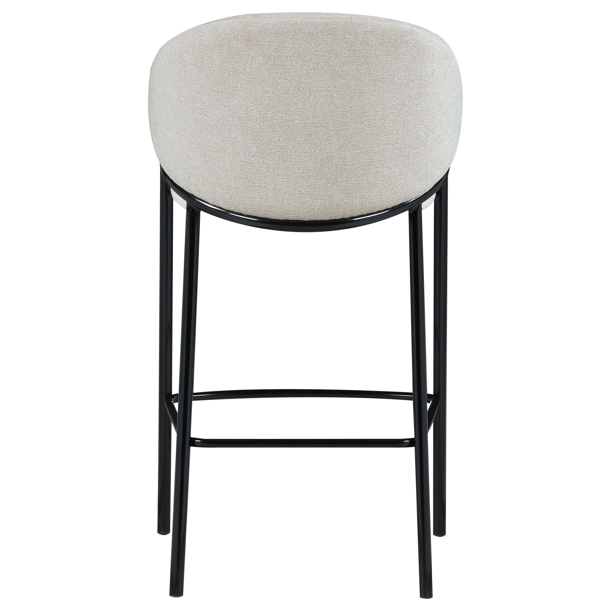 Chadwick Fabric Upholstered Bar Chair Beige (Set of 2)