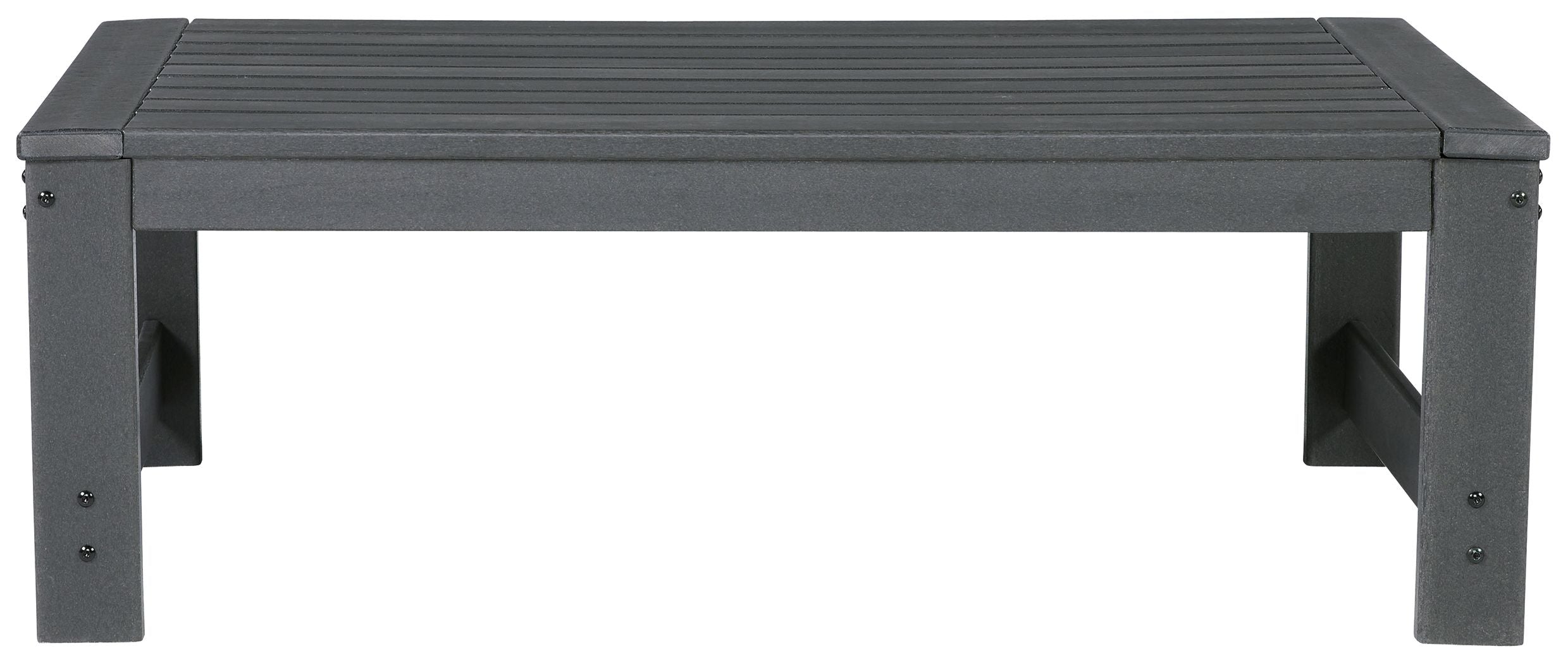 Ashley Furniture Amora - Charcoal Gray - Rectangular Cocktail Table | Meri Furniture