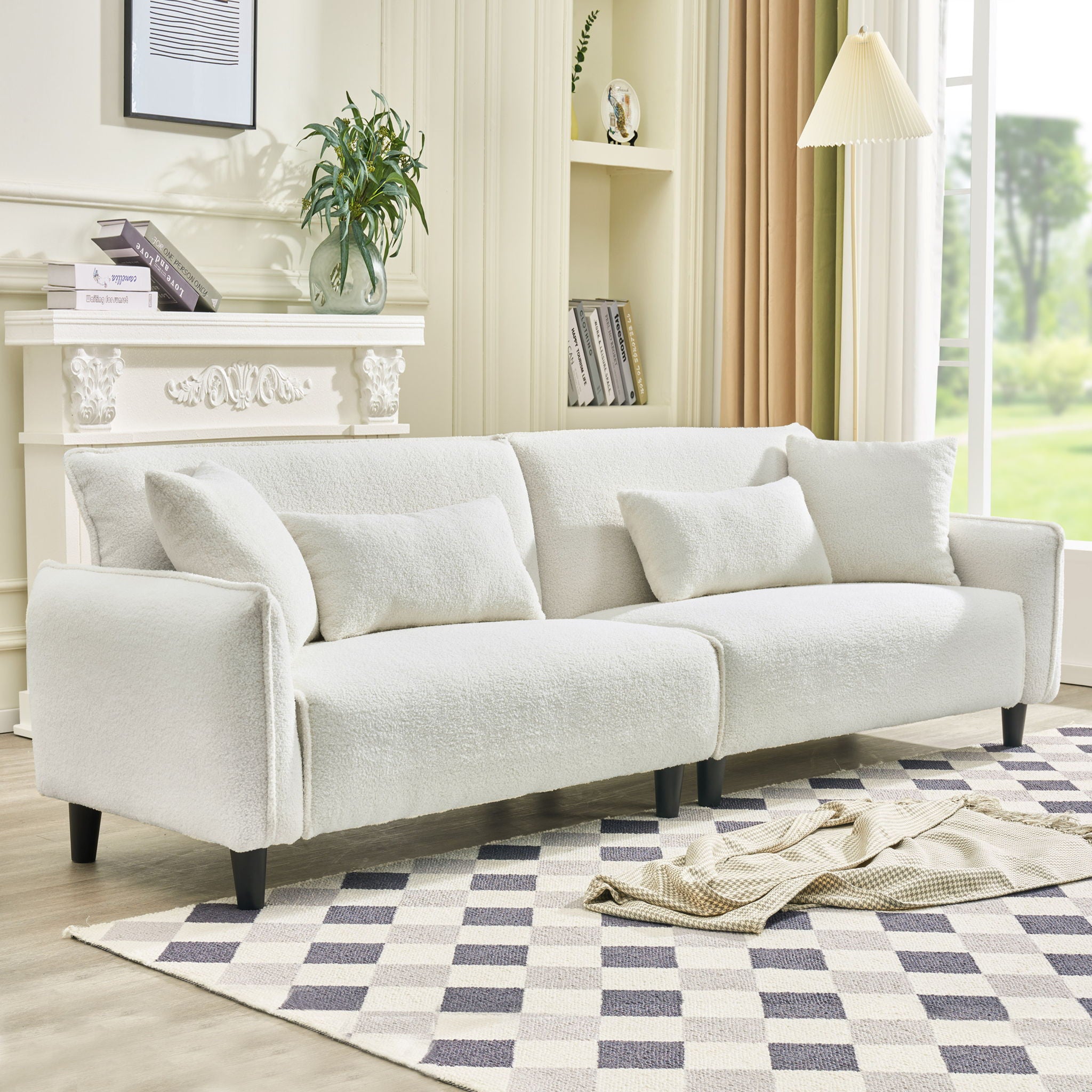 Teddy Velvet Sofa, Soft & Comfortable