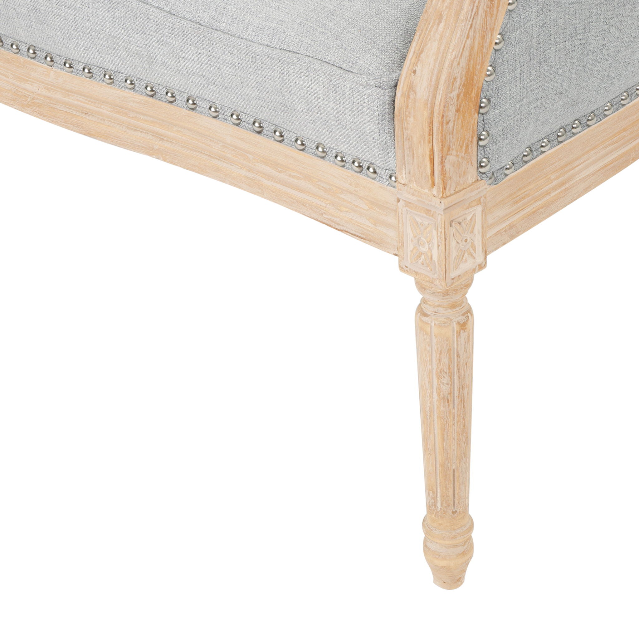 French Country Chesterfield Style Tufted Loveseat