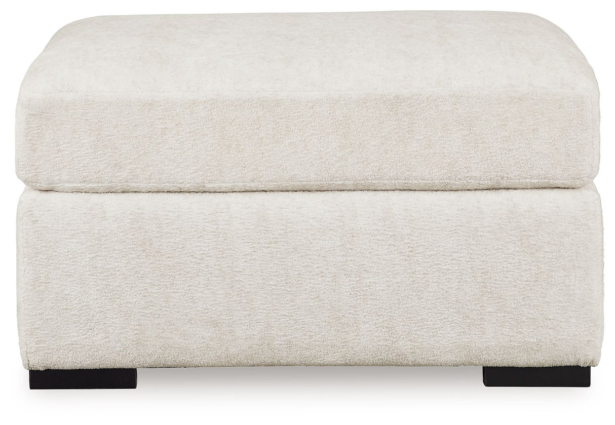 Signature Design by Ashley® Chessington - Ivory - Oversized Accent Ottoman | Meri Furniture