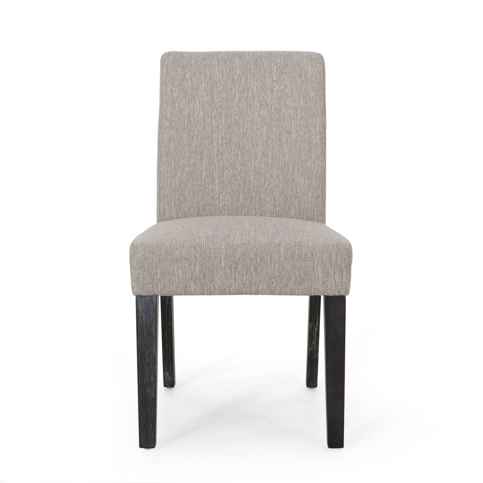 Contemporary Dining Chair With Upholstered Seating And Tapered Legs