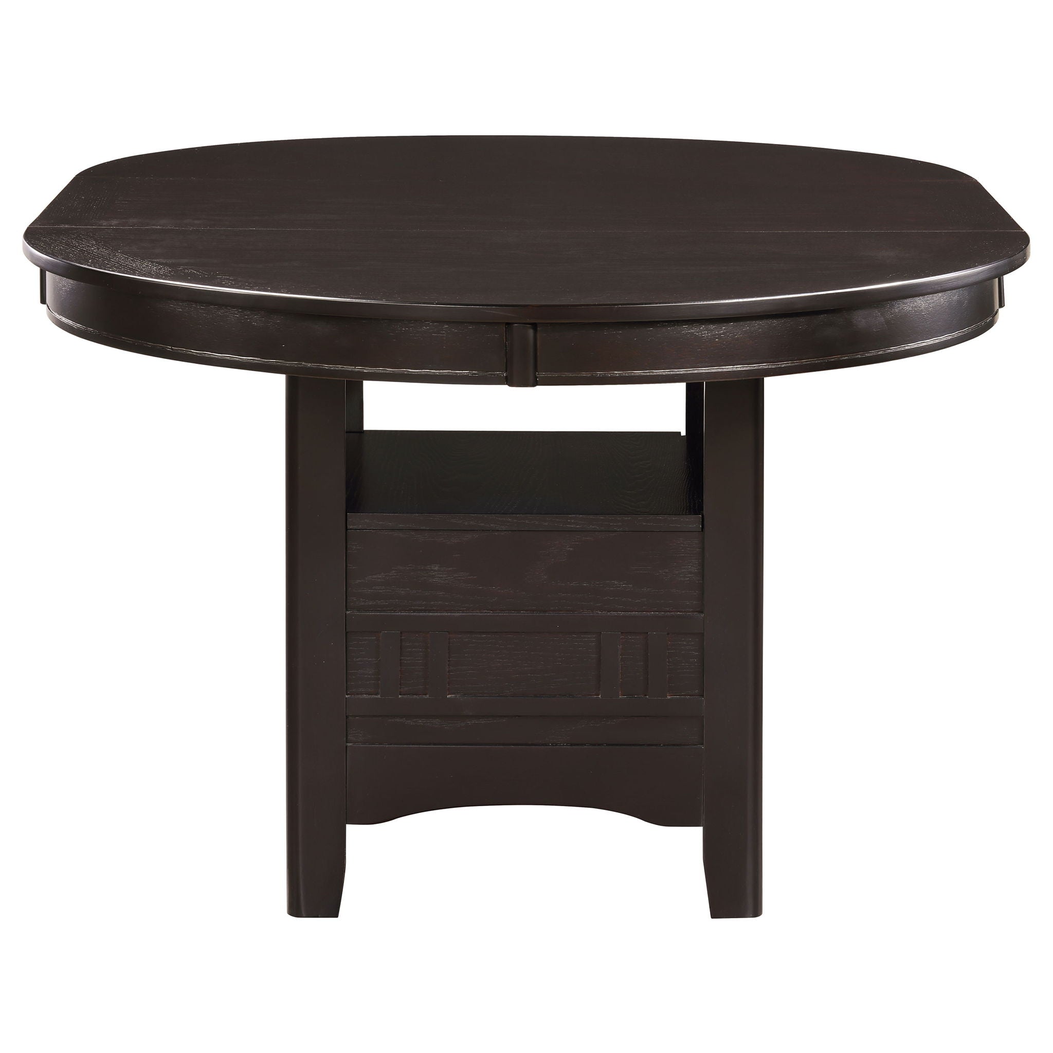 Illkirch - Oval Extension Leaf Dining Table With Expandable Surface - Espresso