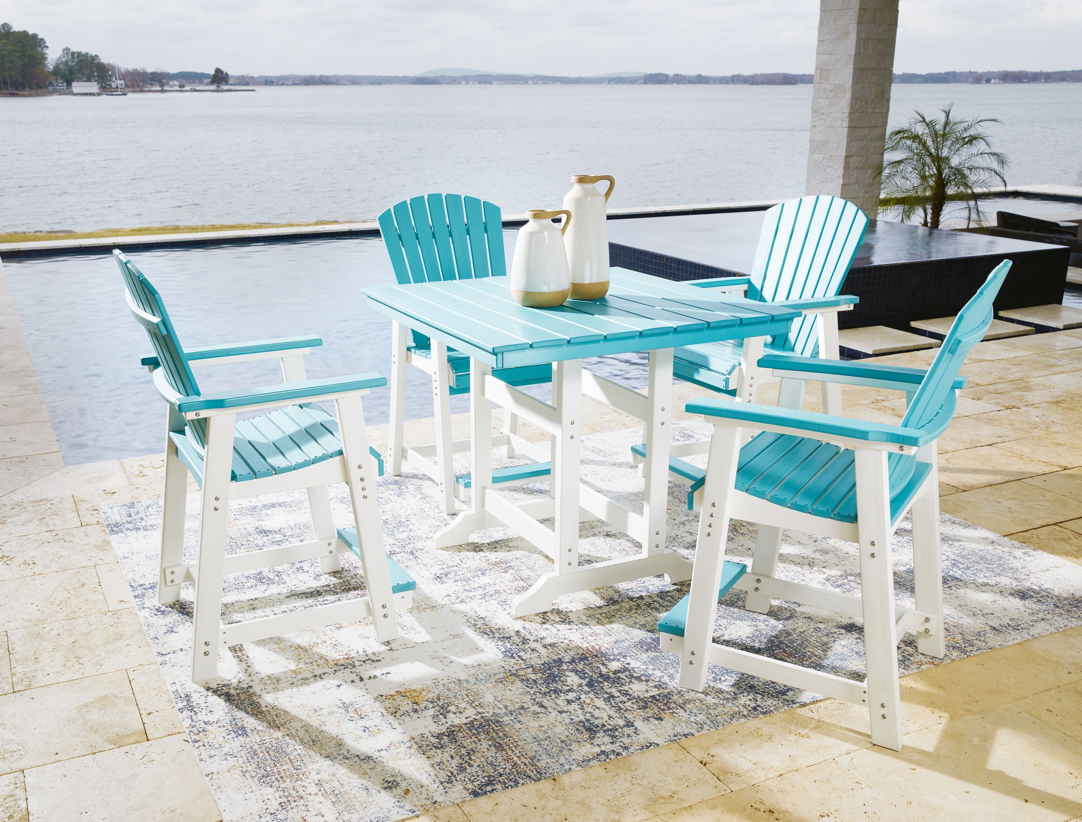 Signature Design by Ashley® Eisely - Outdoor Dining Set | Meri Furniture