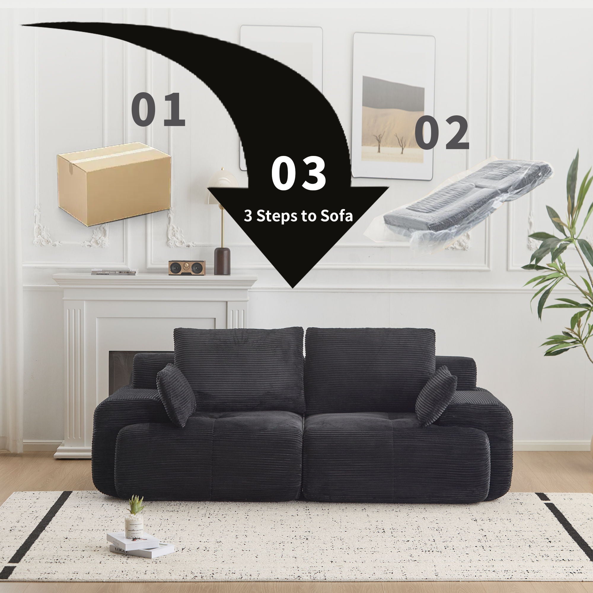 2 Seater Large Sectional Couches For Living Room