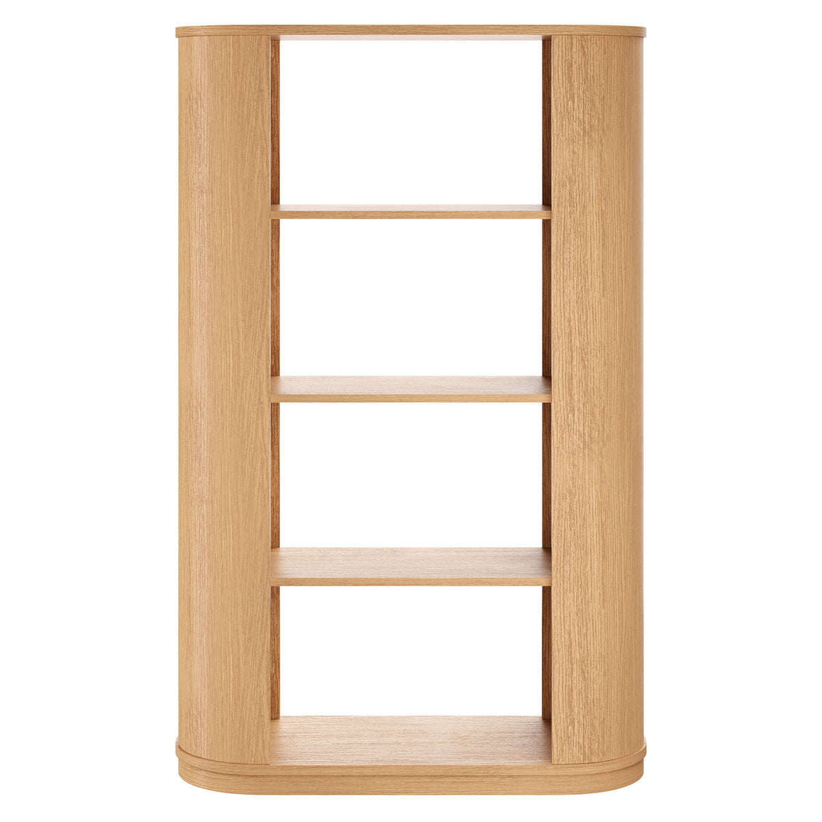Aspect 74 Inch Curved 4 Tier Bookshelf by Modway