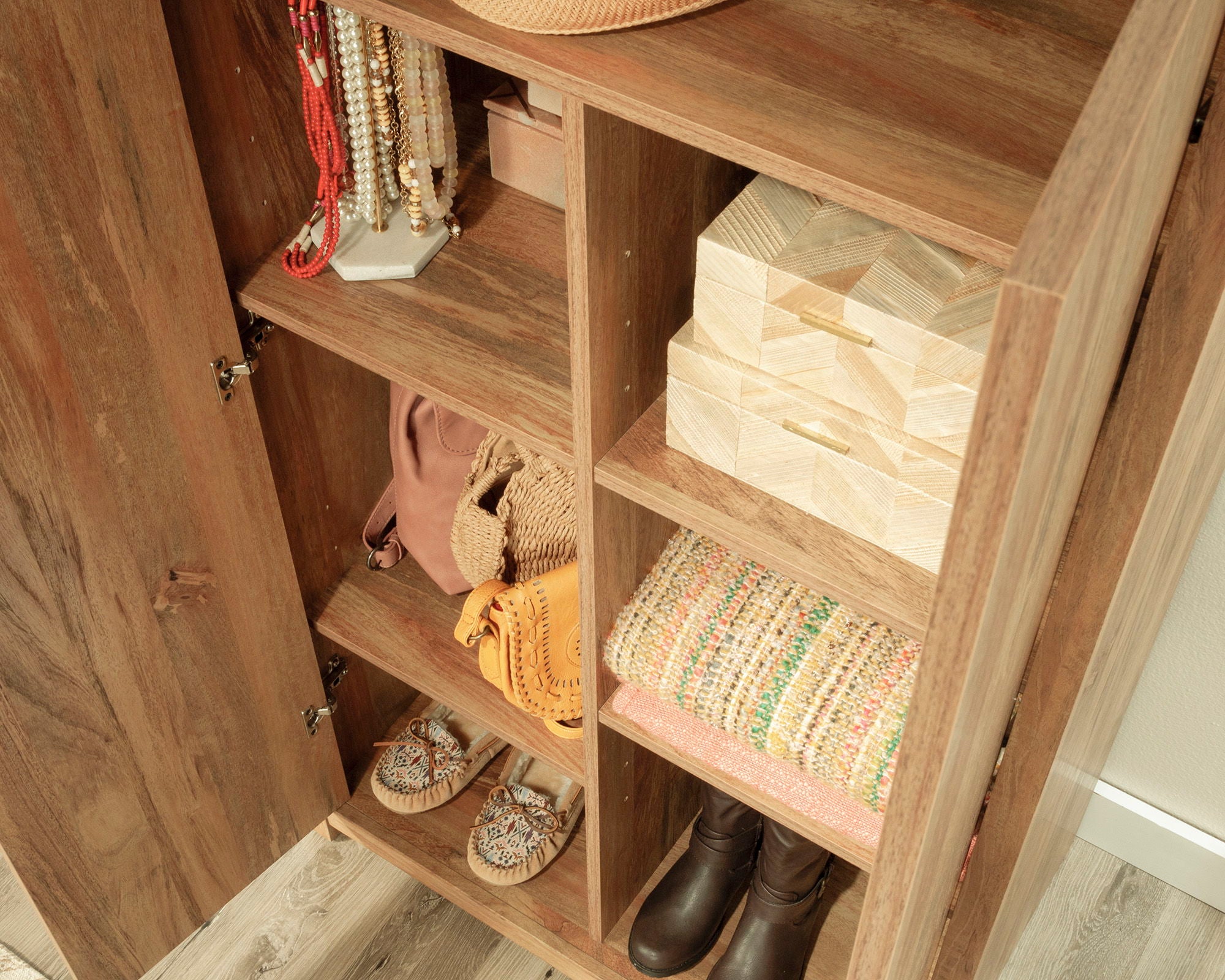 2-Door Storage Cabinet in Sindoori Mango