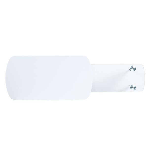 ACME Acme - Coffee Table - White & Chrome Finish | Meri Furniture