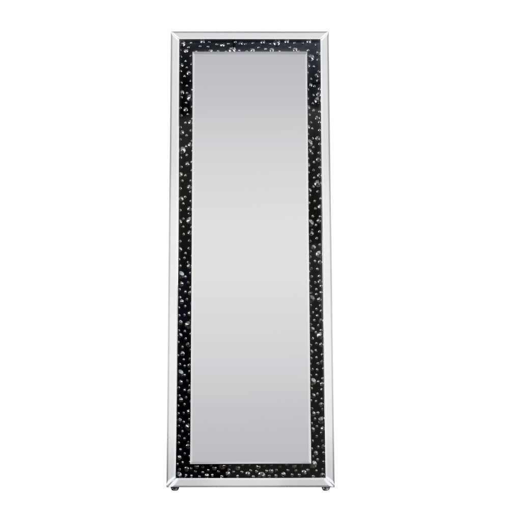 Nysa - Floor Mirror - Faux Crystals