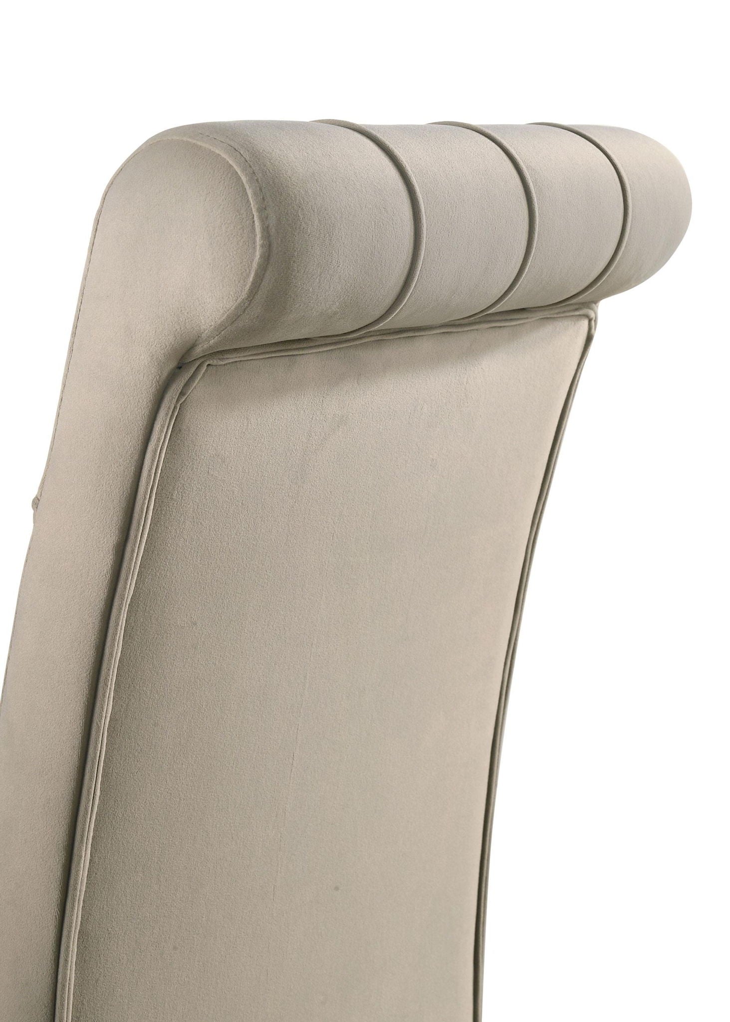 Alana Velvet Upholstered Dining Side Chair Sand (Set of 2)