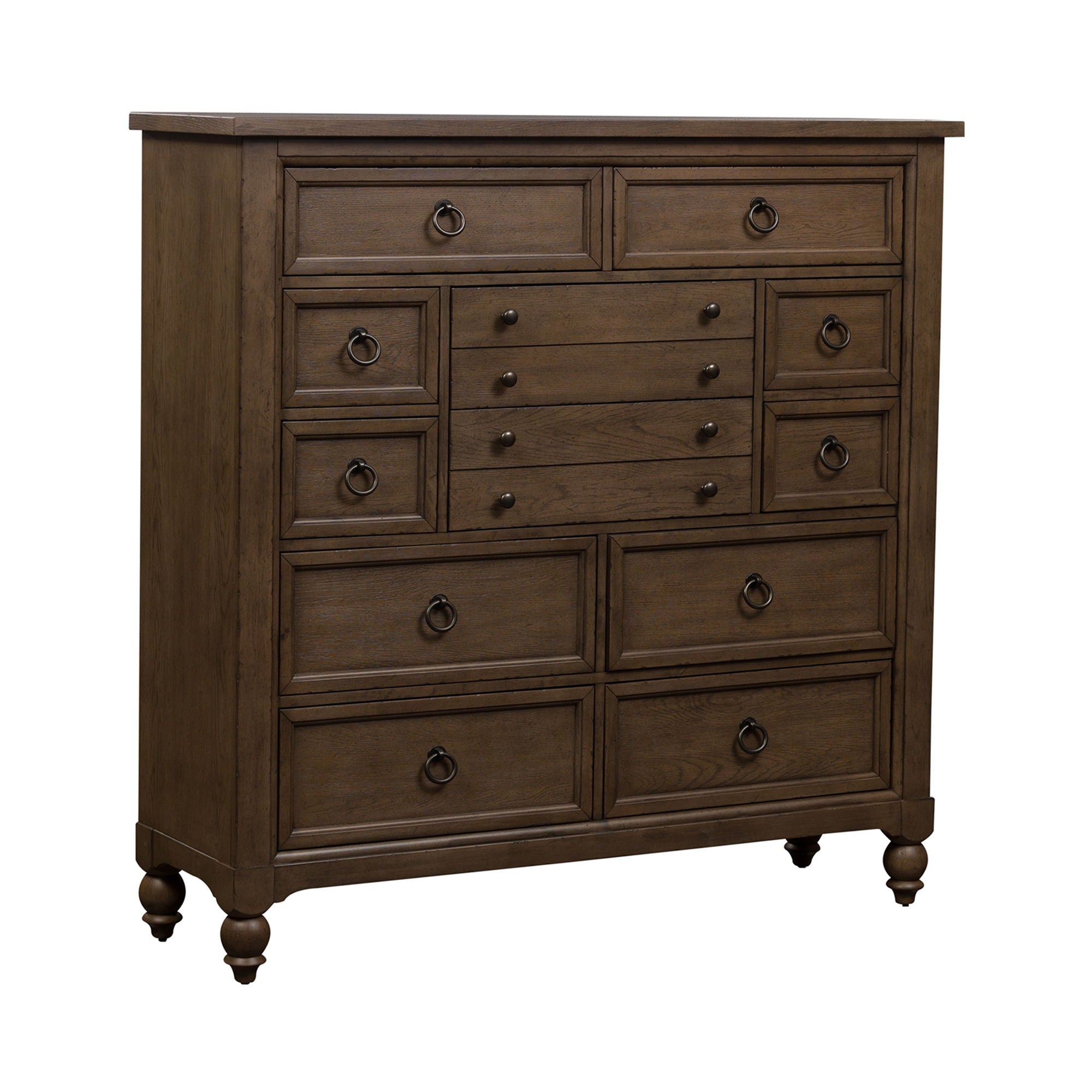 Liberty Furniture Americana Farmhouse - 12 Drawer Chesser | Meri Furniture