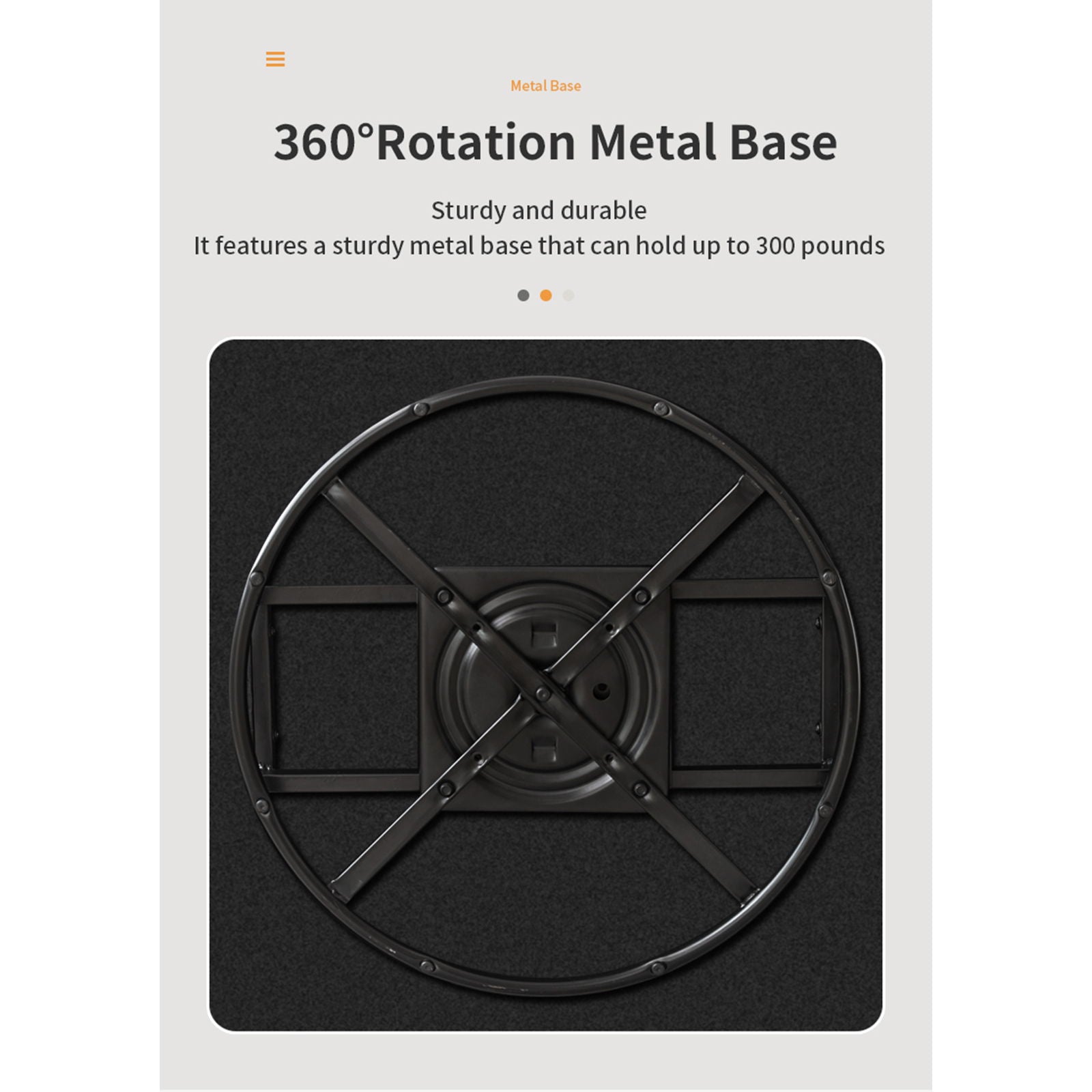 360 Degree Swivel Armchair, Skin Friendly Fabric, Ergonomic Design, Brass Nail Decorative Armchair