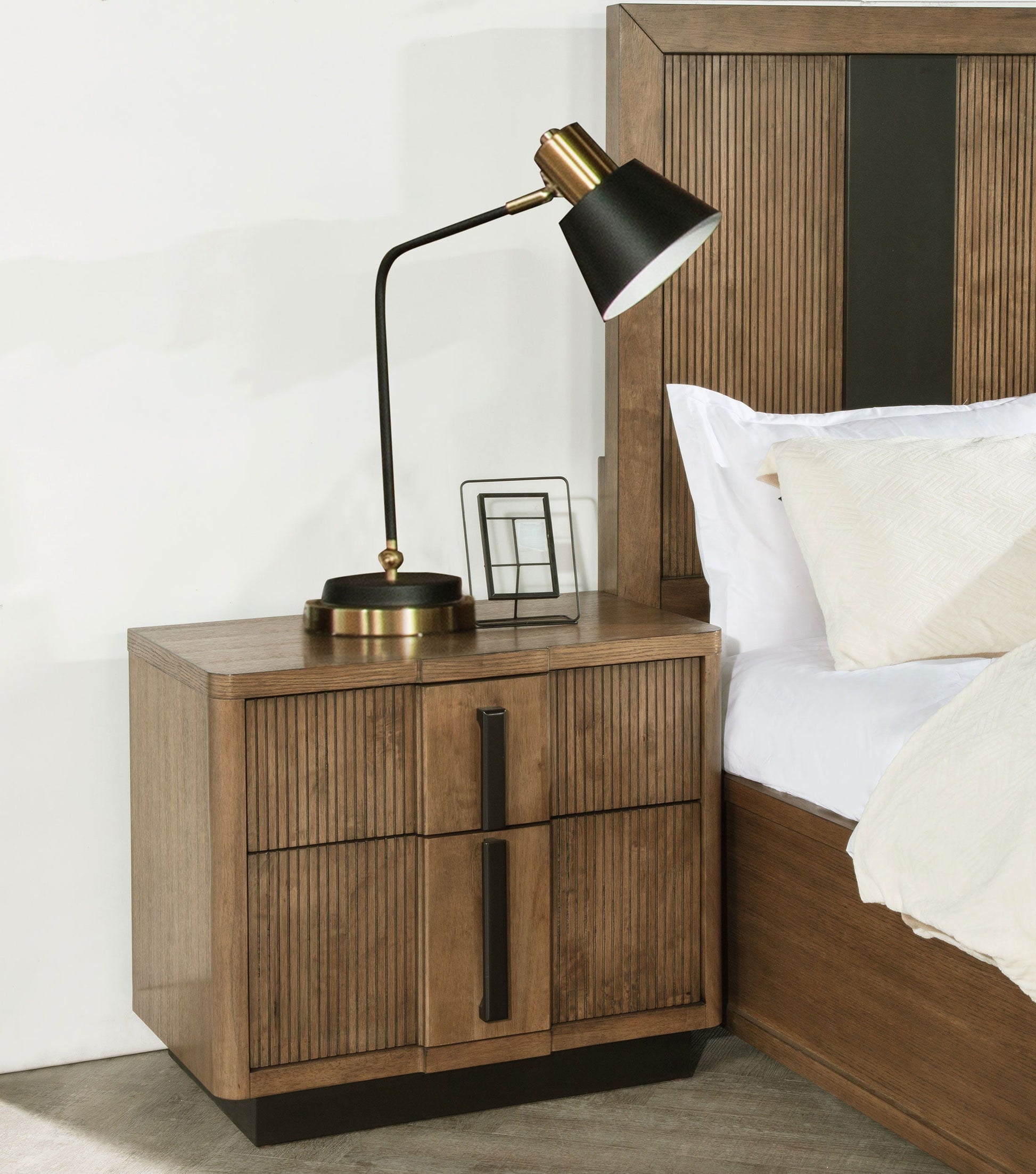 Coaster Fine Furniture Terrace - 2-Drawer Nightstand Bedside Table - Ash Brown | Meri Furniture