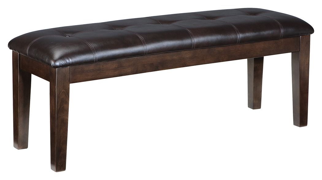 Ashley Furniture Haddigan - Dark Brown - Large Uph Dining Room Bench | Meri Furniture