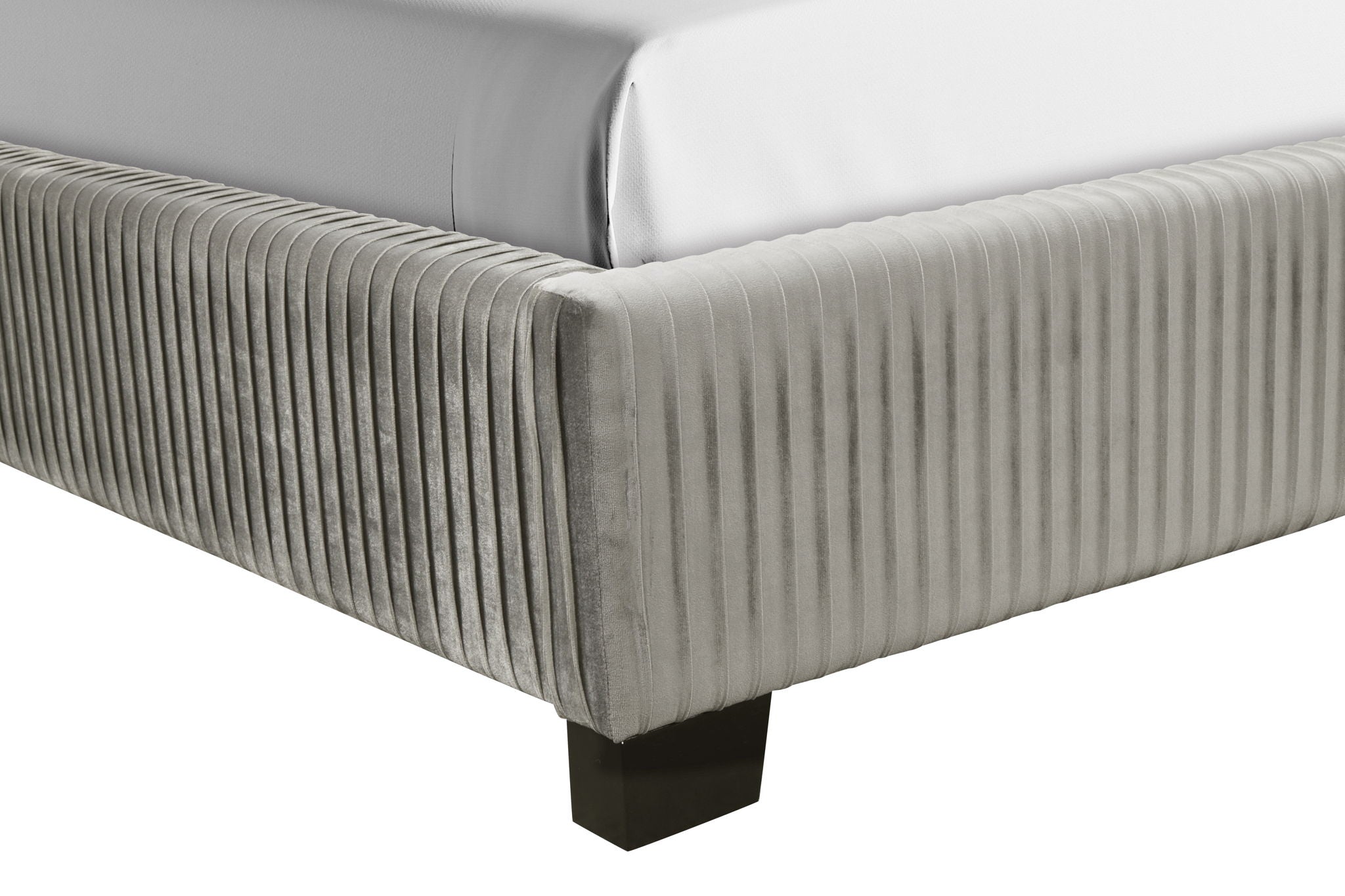 Upholstered Bed, Space-Saving Design