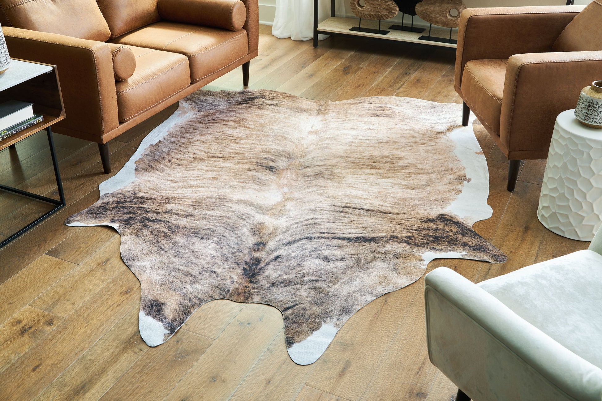 Signature Design by Ashley® Sportsmen - Brown - Medium Rug | Meri Furniture