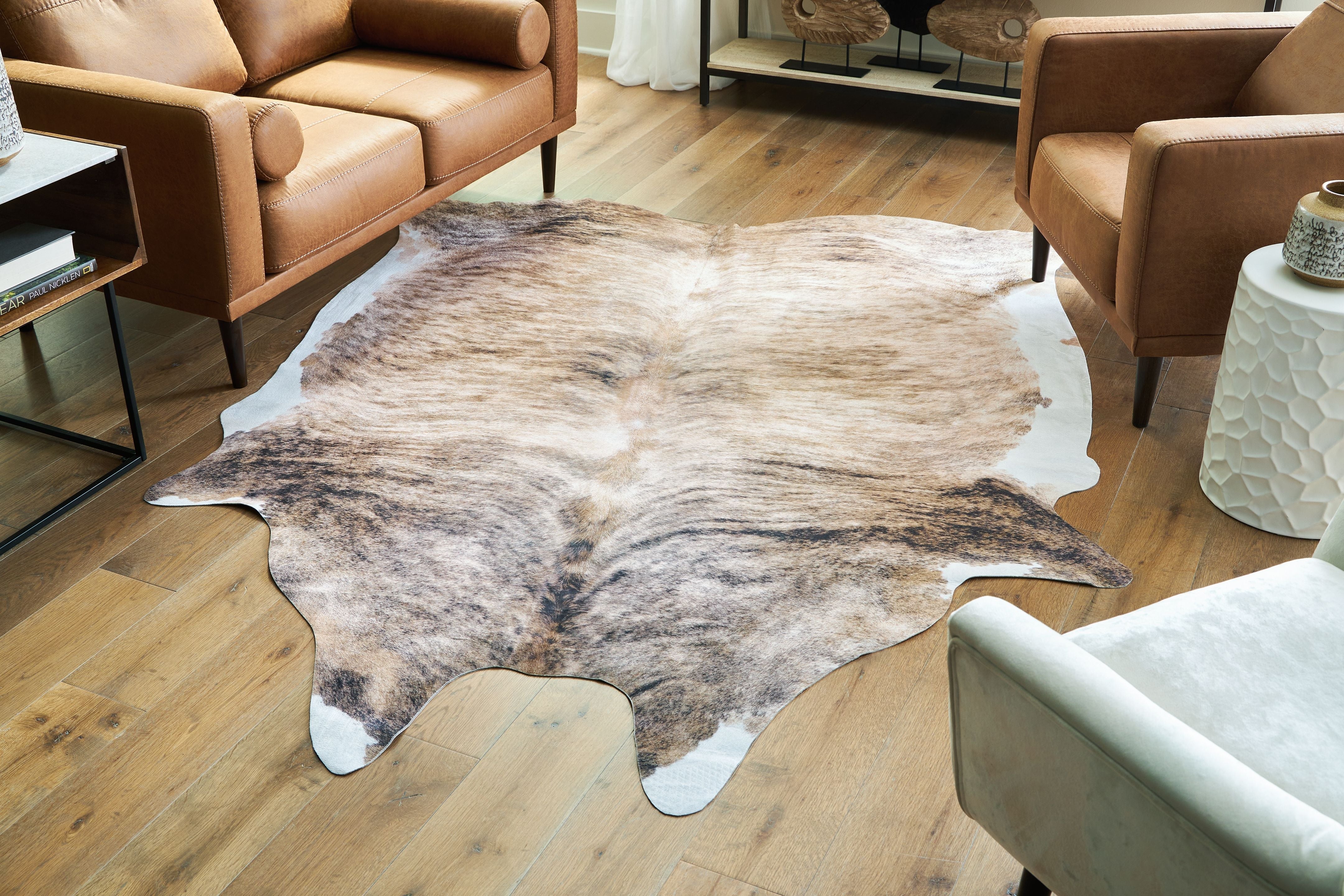 Signature Design by Ashley® Sportsmen - Brown - Medium Rug | Meri Furniture