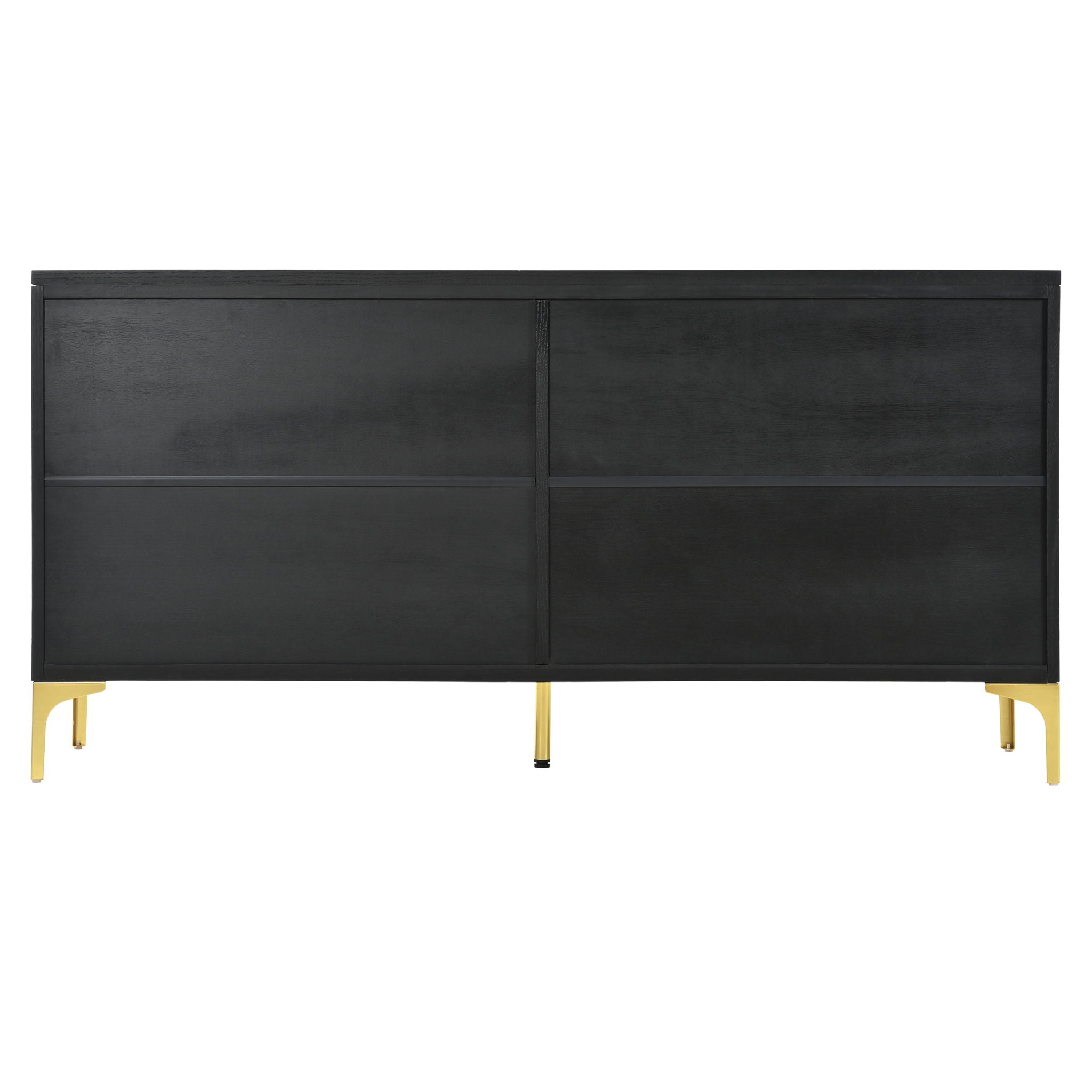 Modern Sideboard Buffet Cabinet With Handleless Press To Open Design With 4 Doors