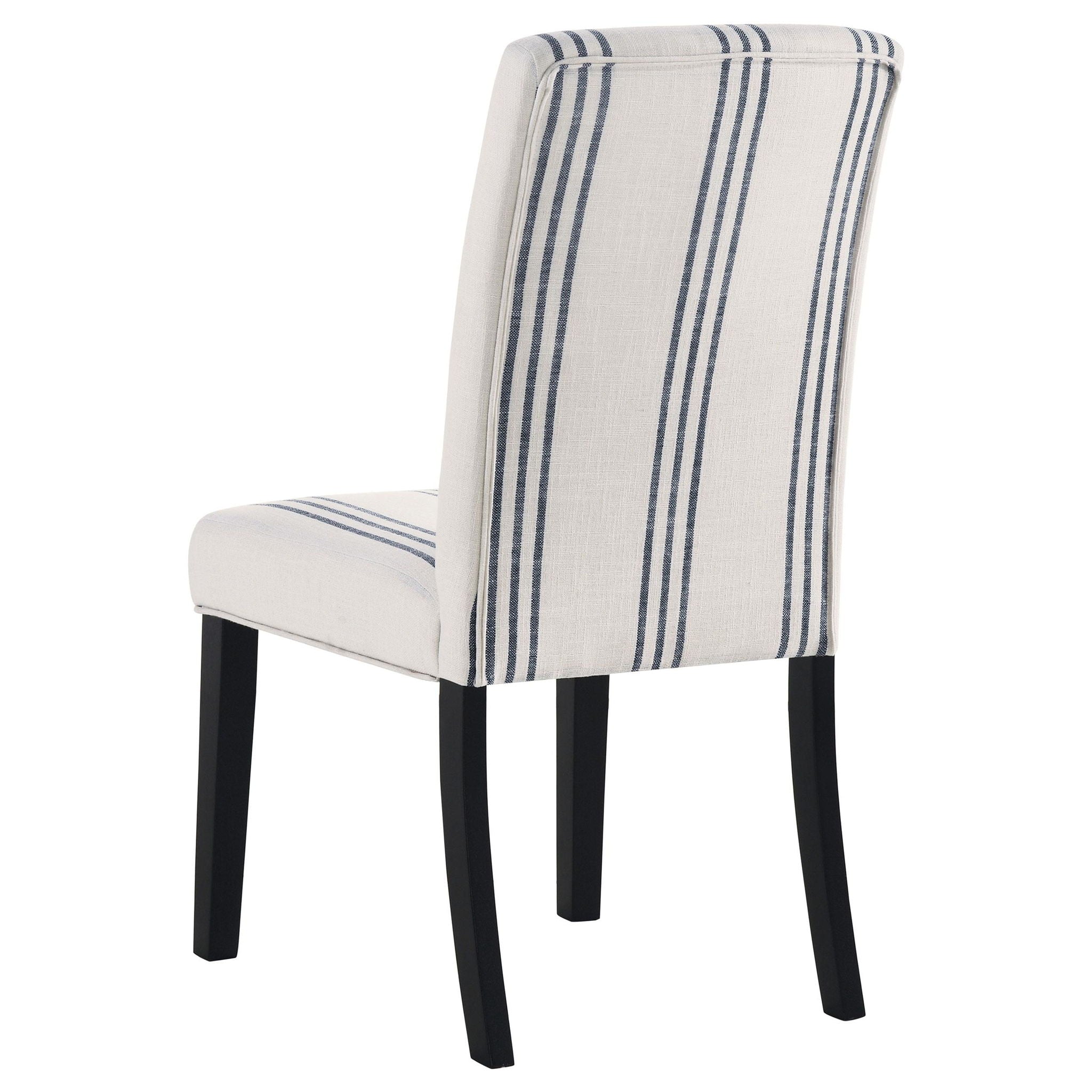 Herran Upholstered Dining Side Chair Beige (Set of 2)