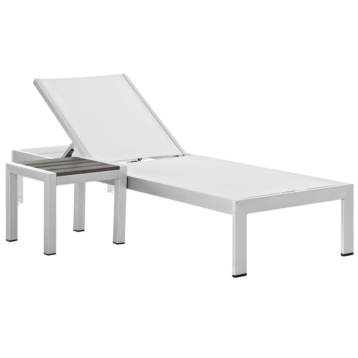 Shore 2 Piece Outdoor Patio Aluminum Set by Modway