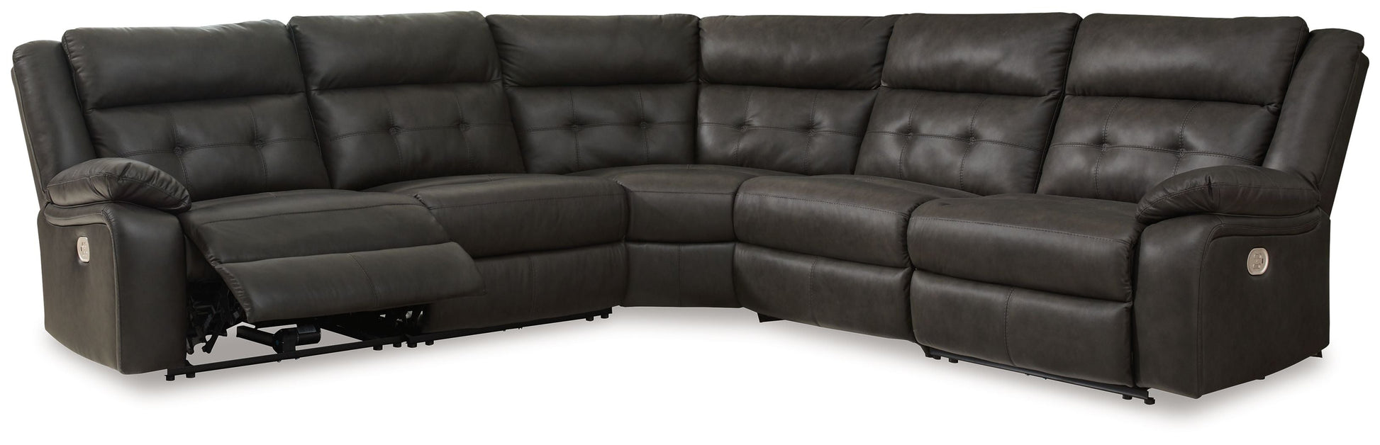 Signature Design by Ashley® Mackie Pike - Power Reclining Sectional | Meri Furniture