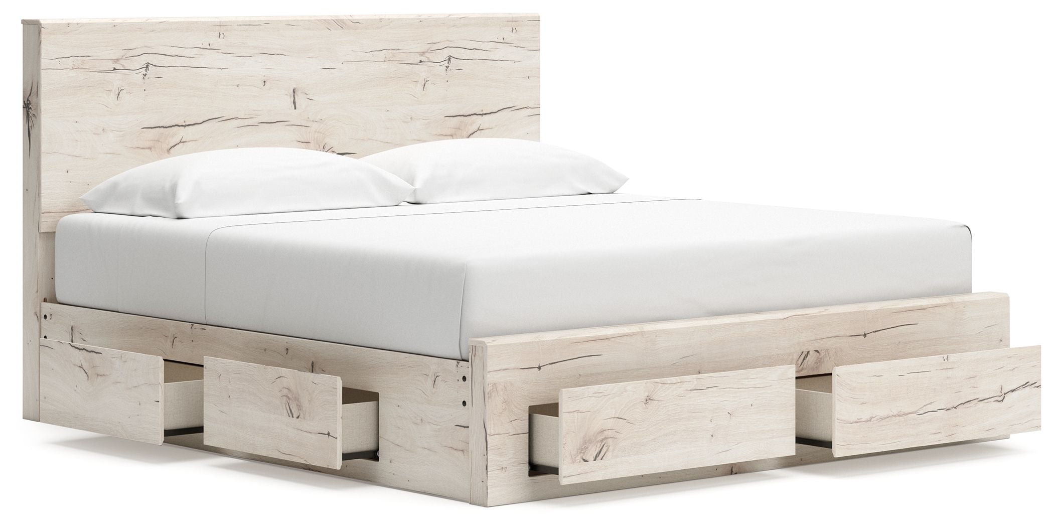 Signature Design by Ashley® Lawroy - Panel Bed With Storage | Meri Furniture