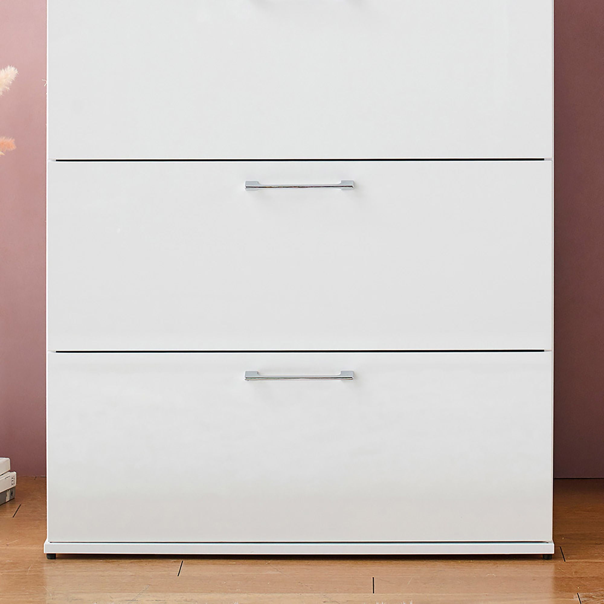Bliss - Glossy 4 Drawer Jumbo Chest With Extra Deep Storage