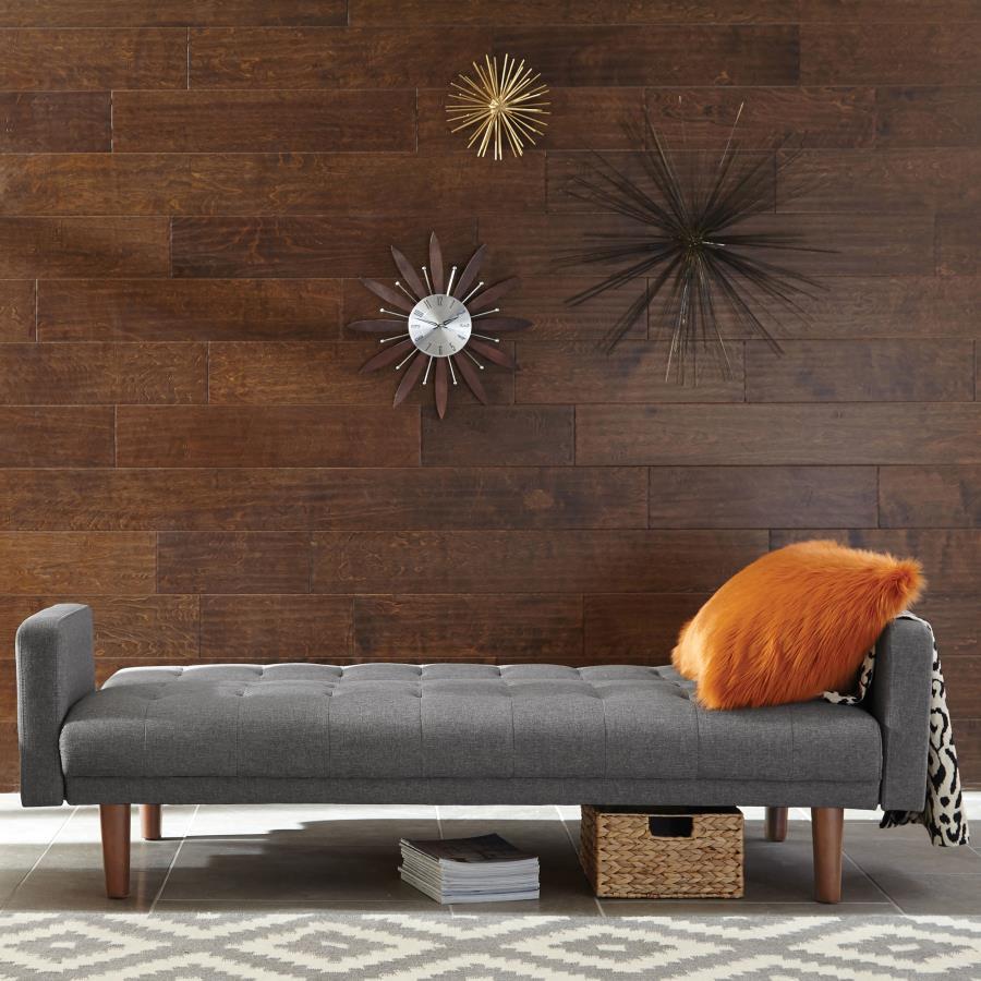 Coaster Fine Furniture Sommer - Upholstered Tufted Convertible Sofa Bed - Gray | Meri Furniture
