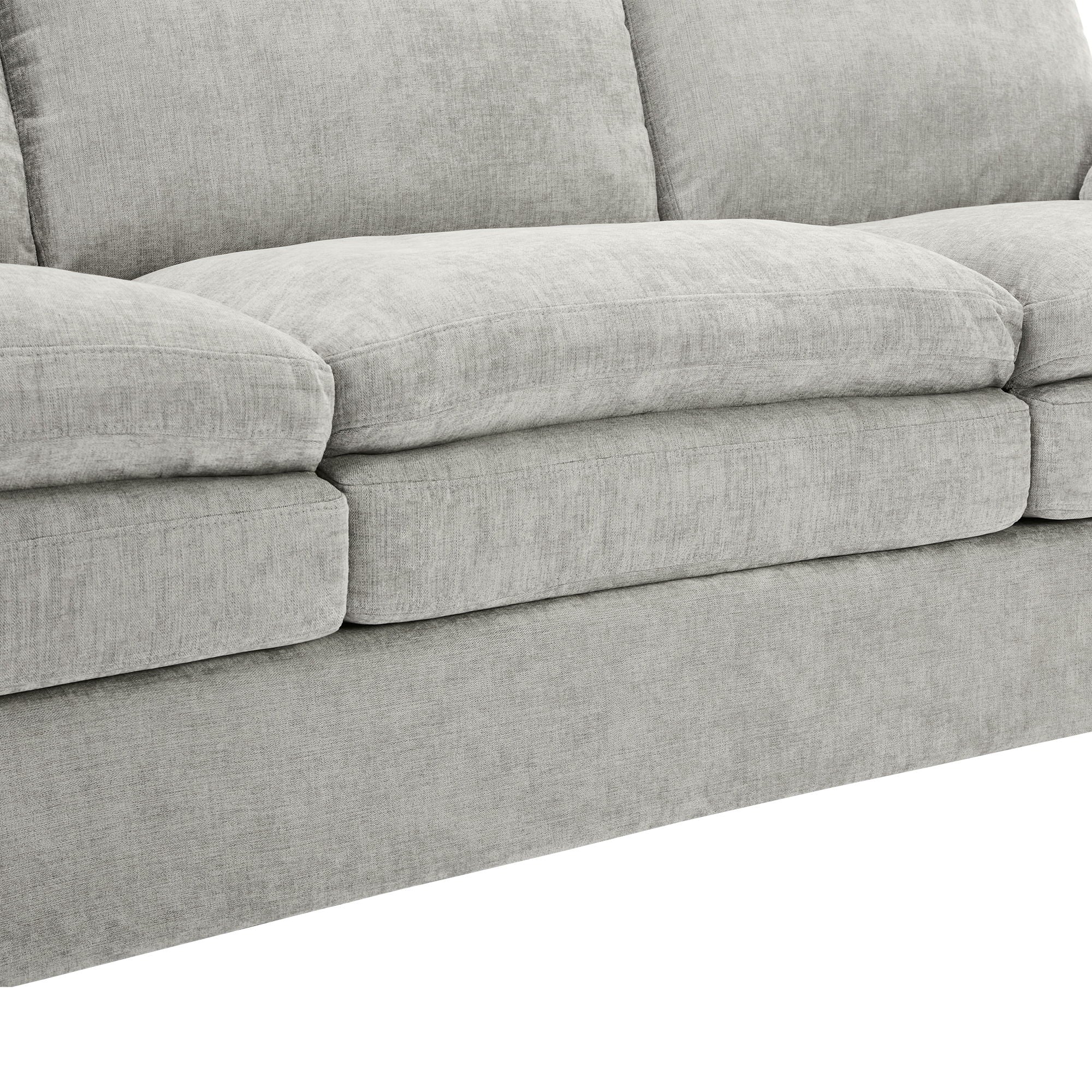 Cloud Sofa Set Couch For Living Room - Light Gray