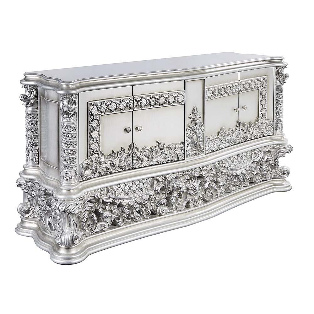 ACME Valkyrie - Server - Antique Platinum | Meri Furniture