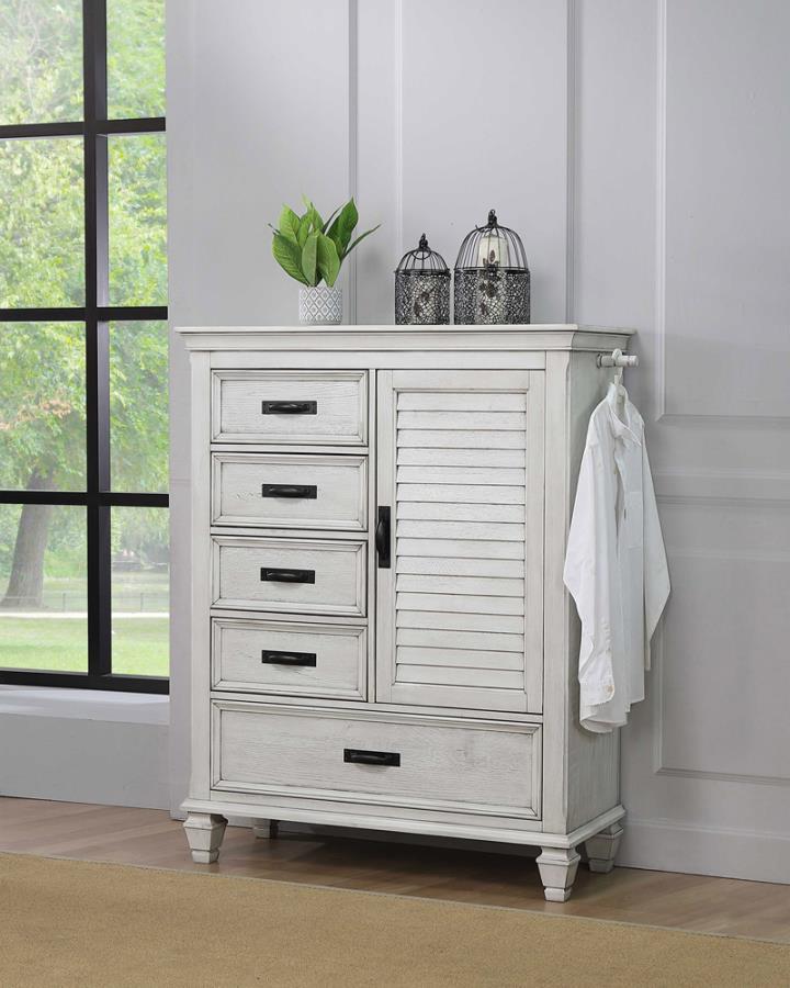 Coaster Fine Furniture Franco - 5-Drawer Door Chest | Meri Furniture