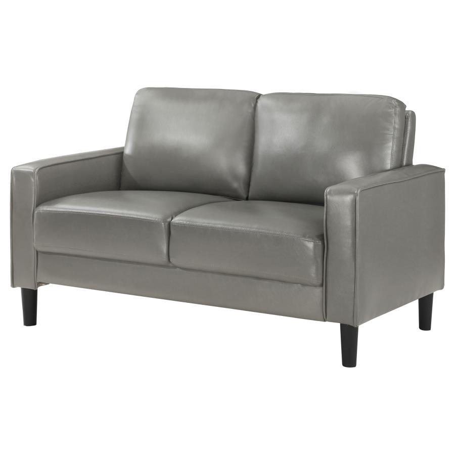 Coaster Fine Furniture Ruth - Upholstered Track Arm Loveseat | Meri Furniture