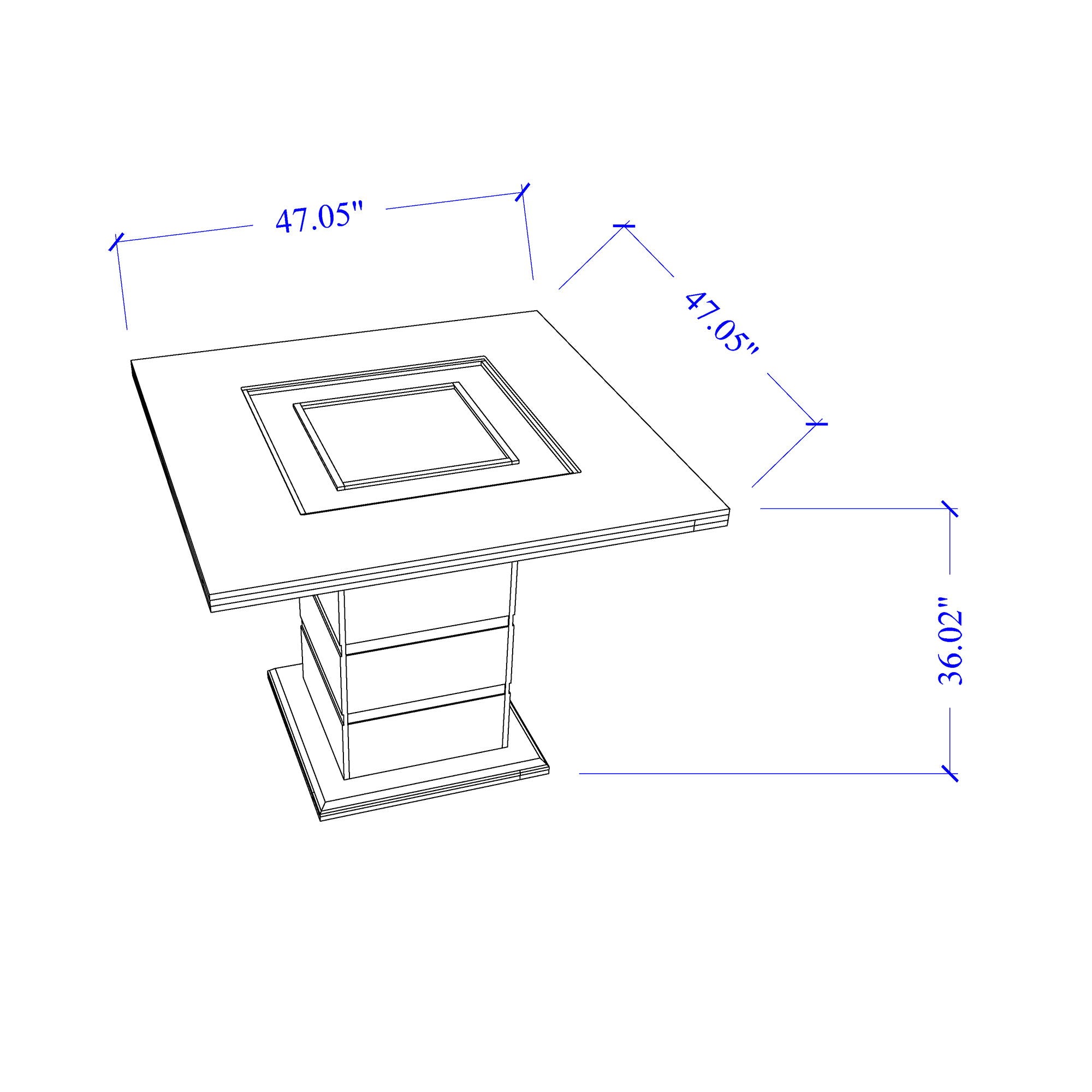 Ariya - 5 Pieces Bar Table And Bar Stool Set