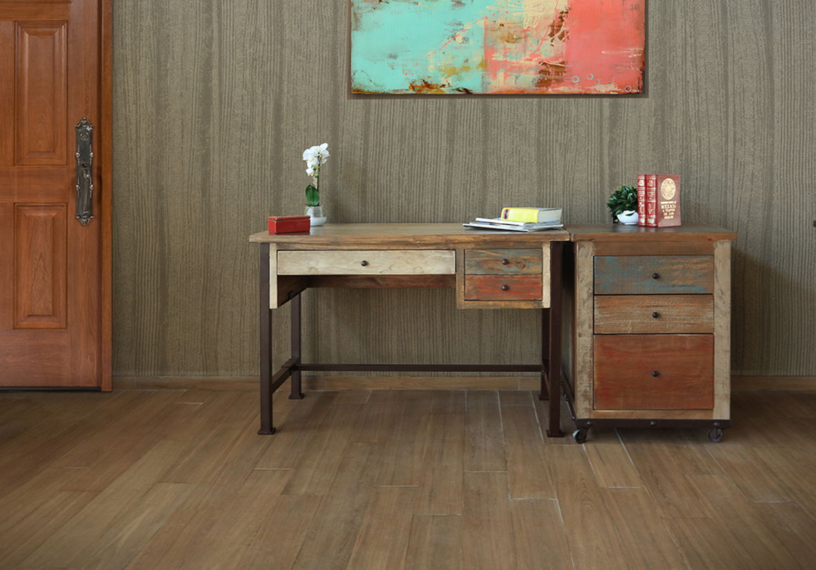 International Furniture Direct Antique - Desk | Meri Furniture