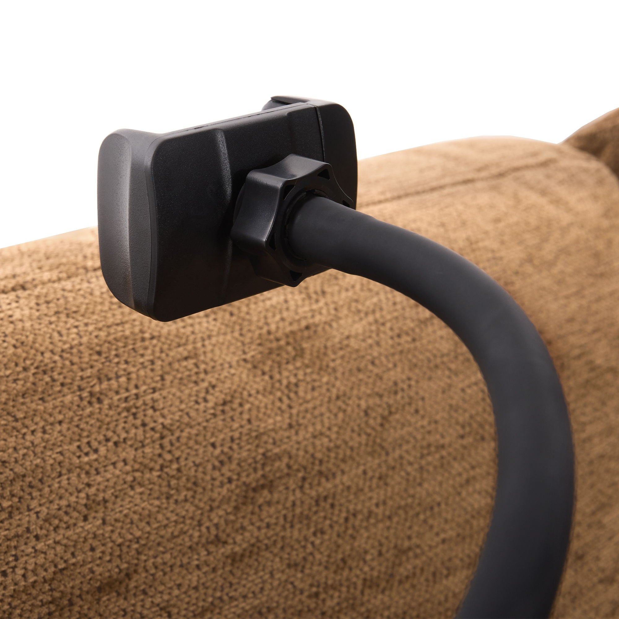 Modern Modular U-Shaped Sofa Bed With Movable Ottoman, USB Ports, Phone Holder