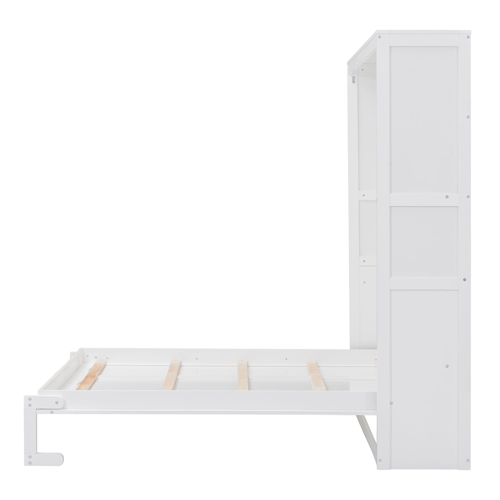 Murphy Wall Bed With Shelves, Space Saving