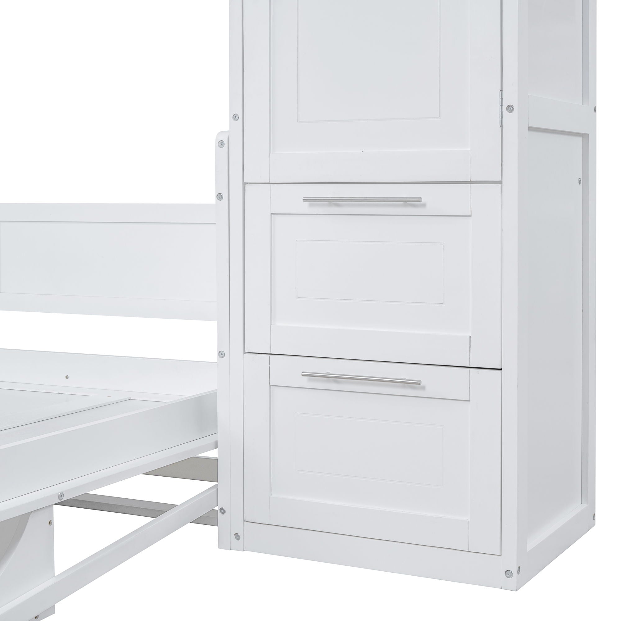 Space Saving Murphy Wall Bed With Closet And Drawers