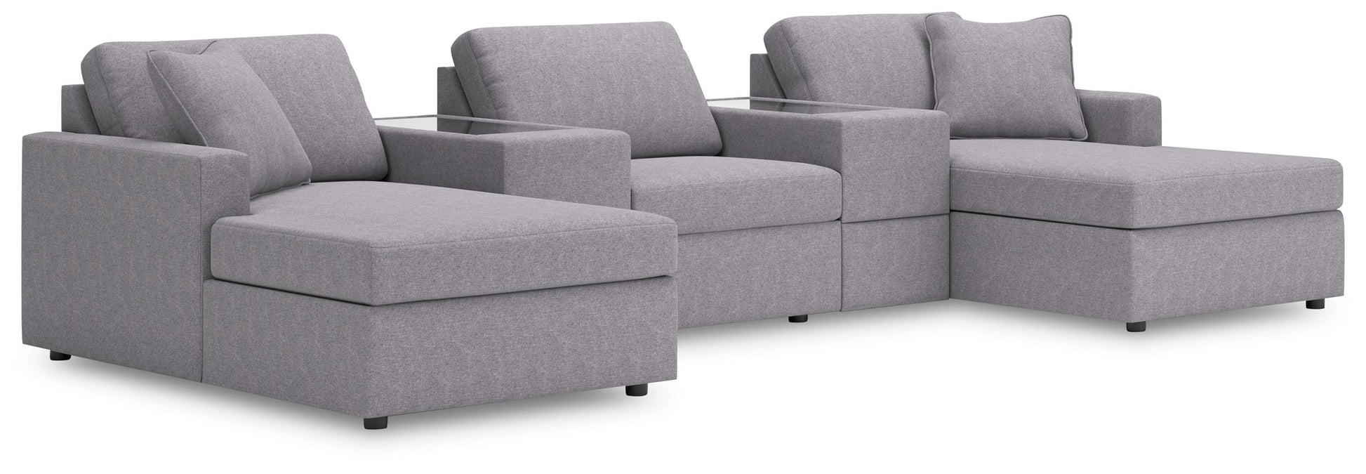 Signature Design by Ashley® Modmax - Granite - Sectional | Meri Furniture