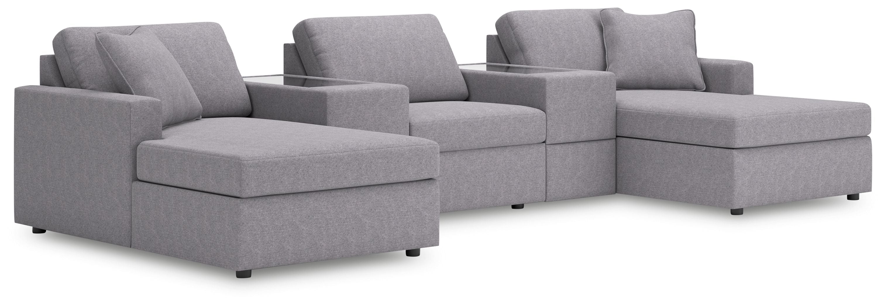 Signature Design by Ashley® Modmax - Granite - Sectional | Meri Furniture