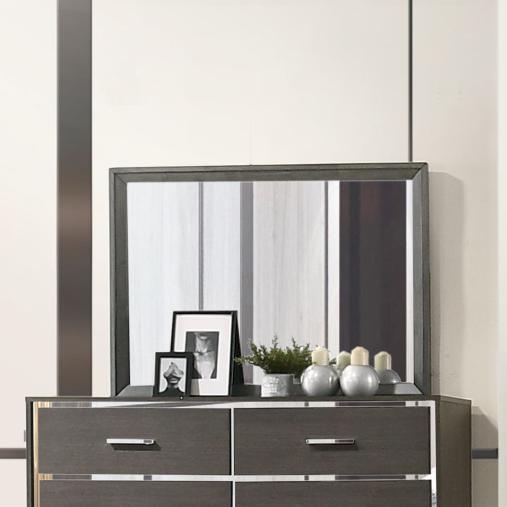 ACME Escher - Mirror - Gray Oak | Meri Furniture
