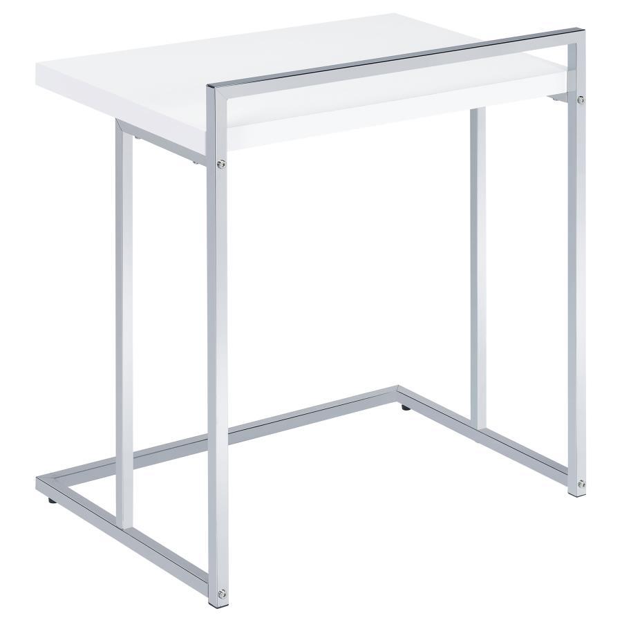 Coaster Fine Furniture Dani - Rectangular C-Shaped Sofa Side Table | Meri Furniture