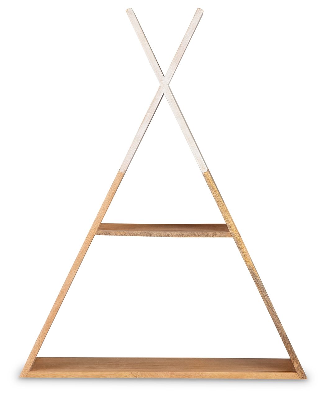Signature Design by Ashley® Cadelaria - White / Natural - Wall Shelf | Meri Furniture