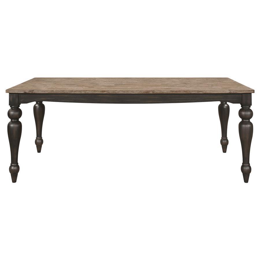 Coaster Fine Furniture Bridget - Rectangular Dining Table - Brown Brushed | Meri Furniture