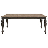 Coaster Fine Furniture Bridget - Rectangular Dining Table - Brown Brushed | Meri Furniture