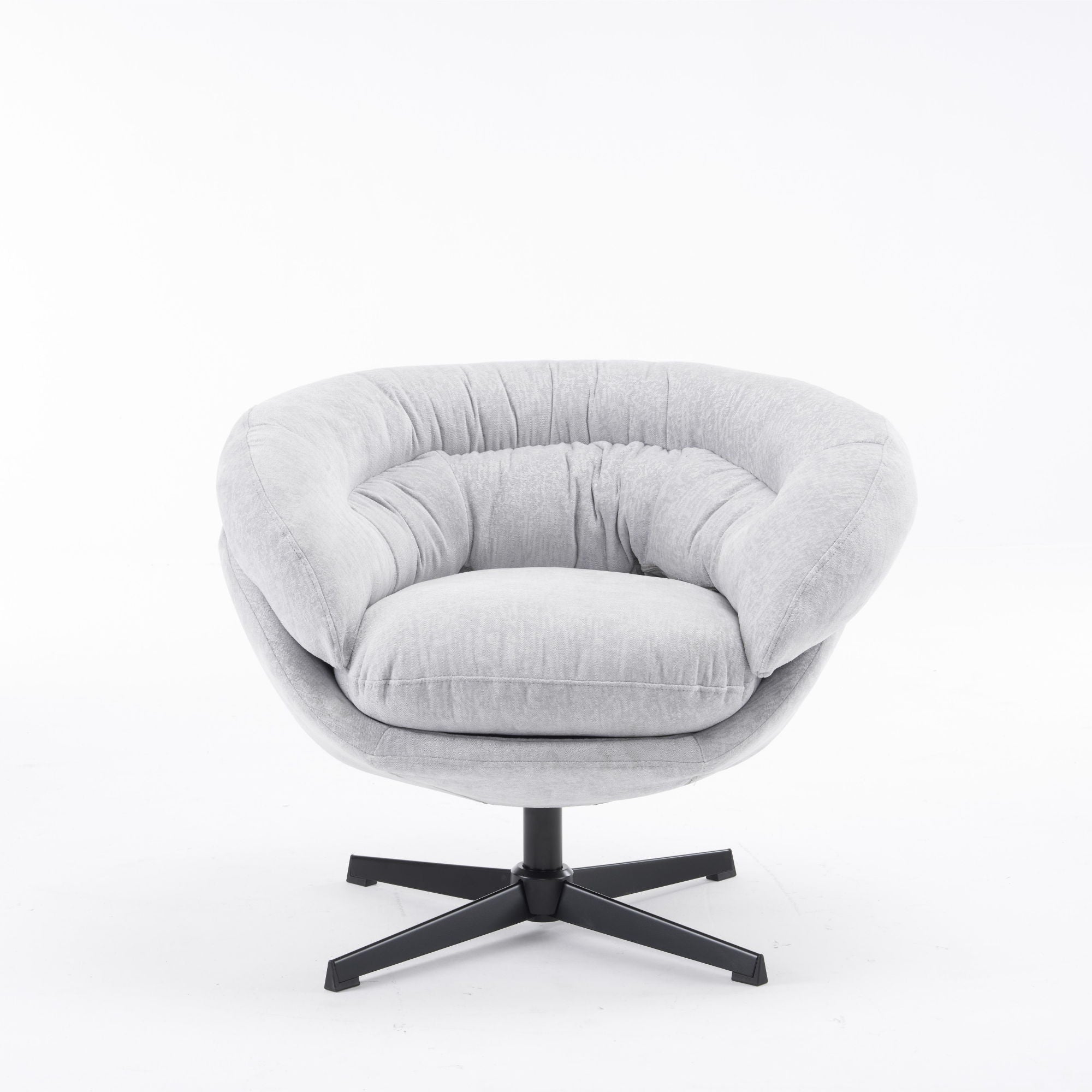 Modern Chenille Office Chair With 360 Degree Swivel