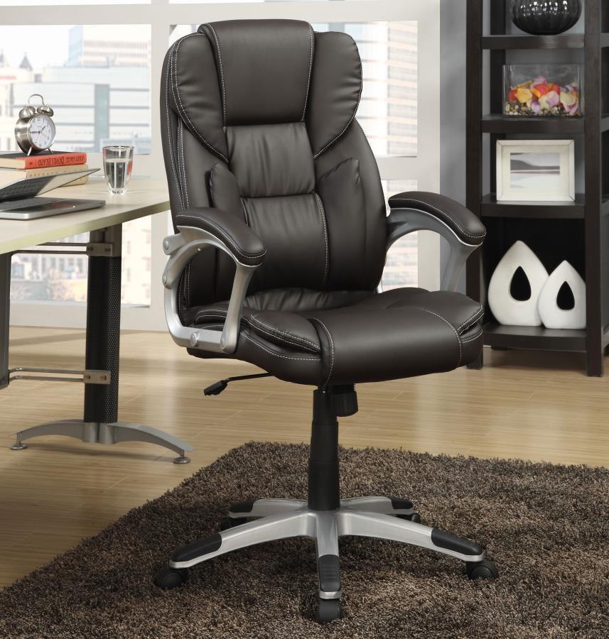 Coaster Fine Furniture Kaffir - Upholstered Adjustable Home Office Desk Chair | Meri Furniture