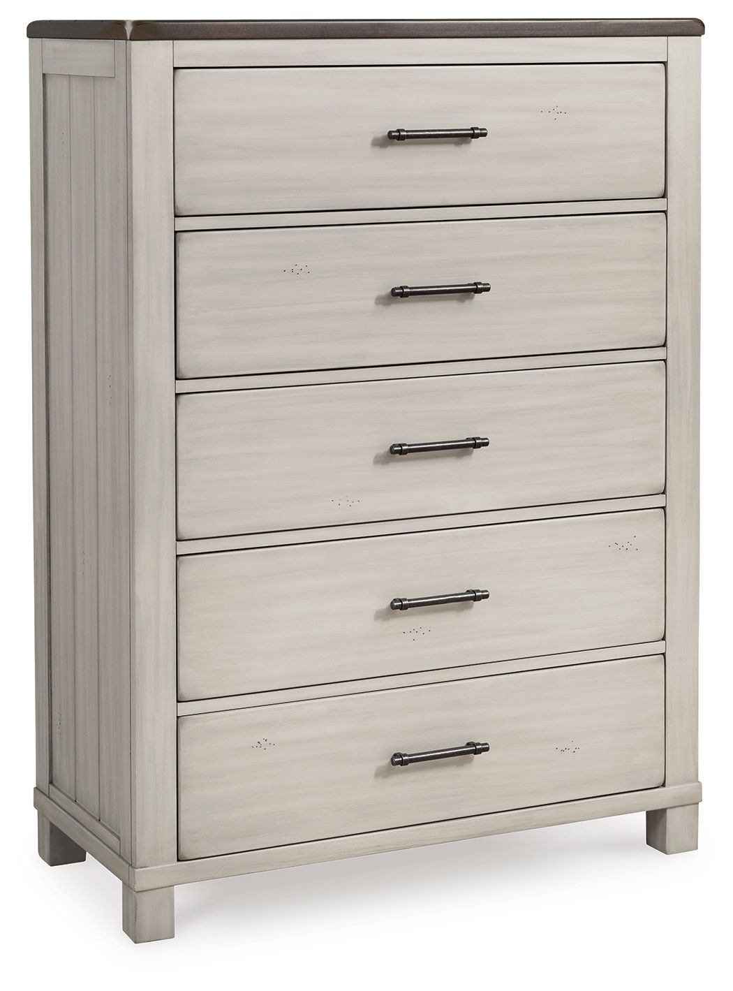 Signature Design by Ashley® Darborn - Gray / Brown - Five Drawer Chest | Meri Furniture