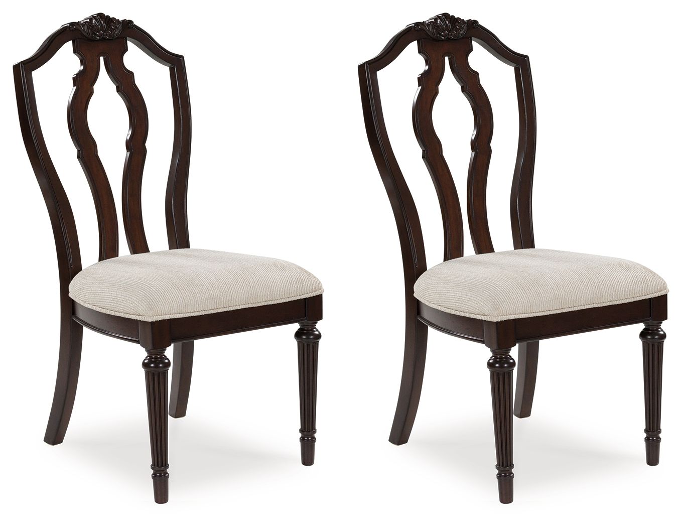 Signature Design by Ashley® Lavinton - Tan / Brown - Dining Upholstered Side Chair (Set of 2) | Meri Furniture