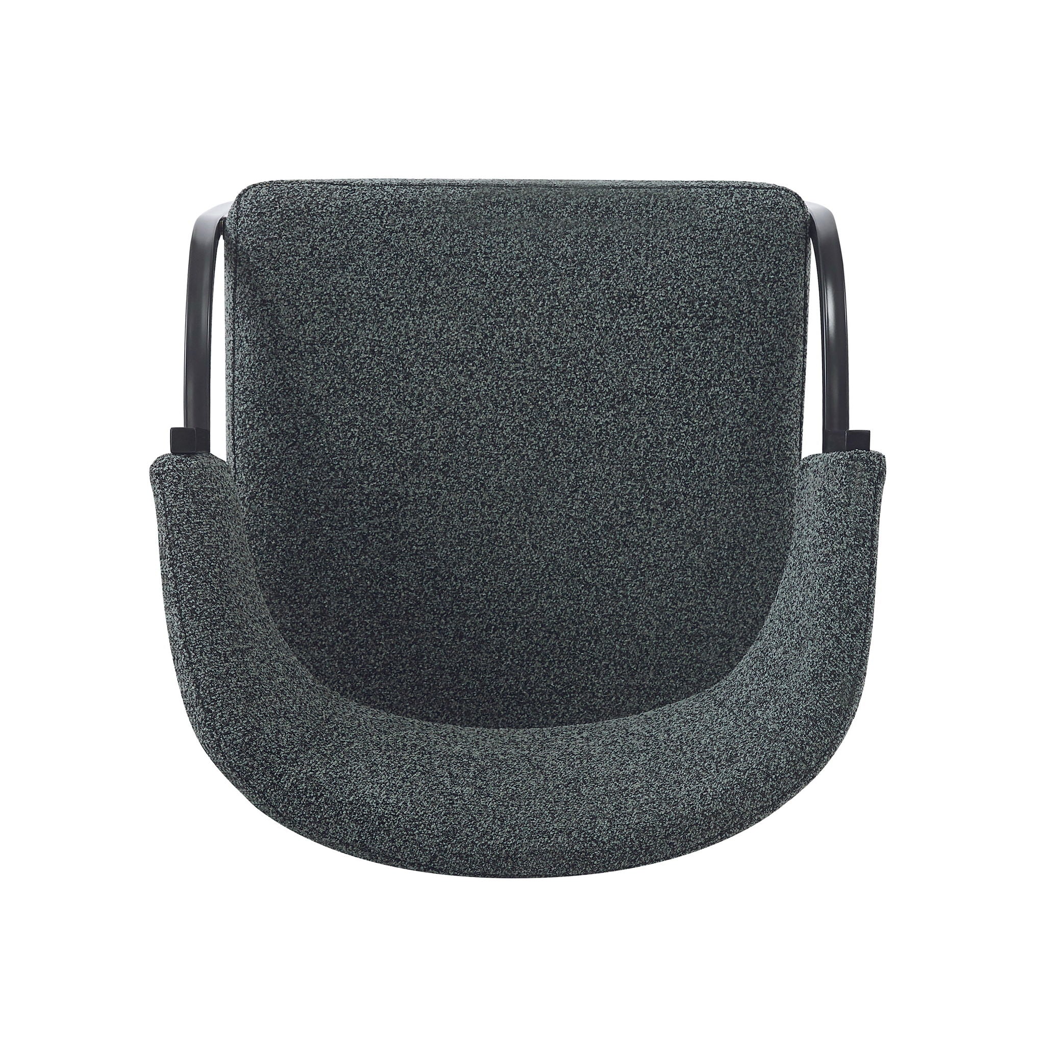 Contemporary Upholstered Dining Chairs With Metal Legs (Set of 2)