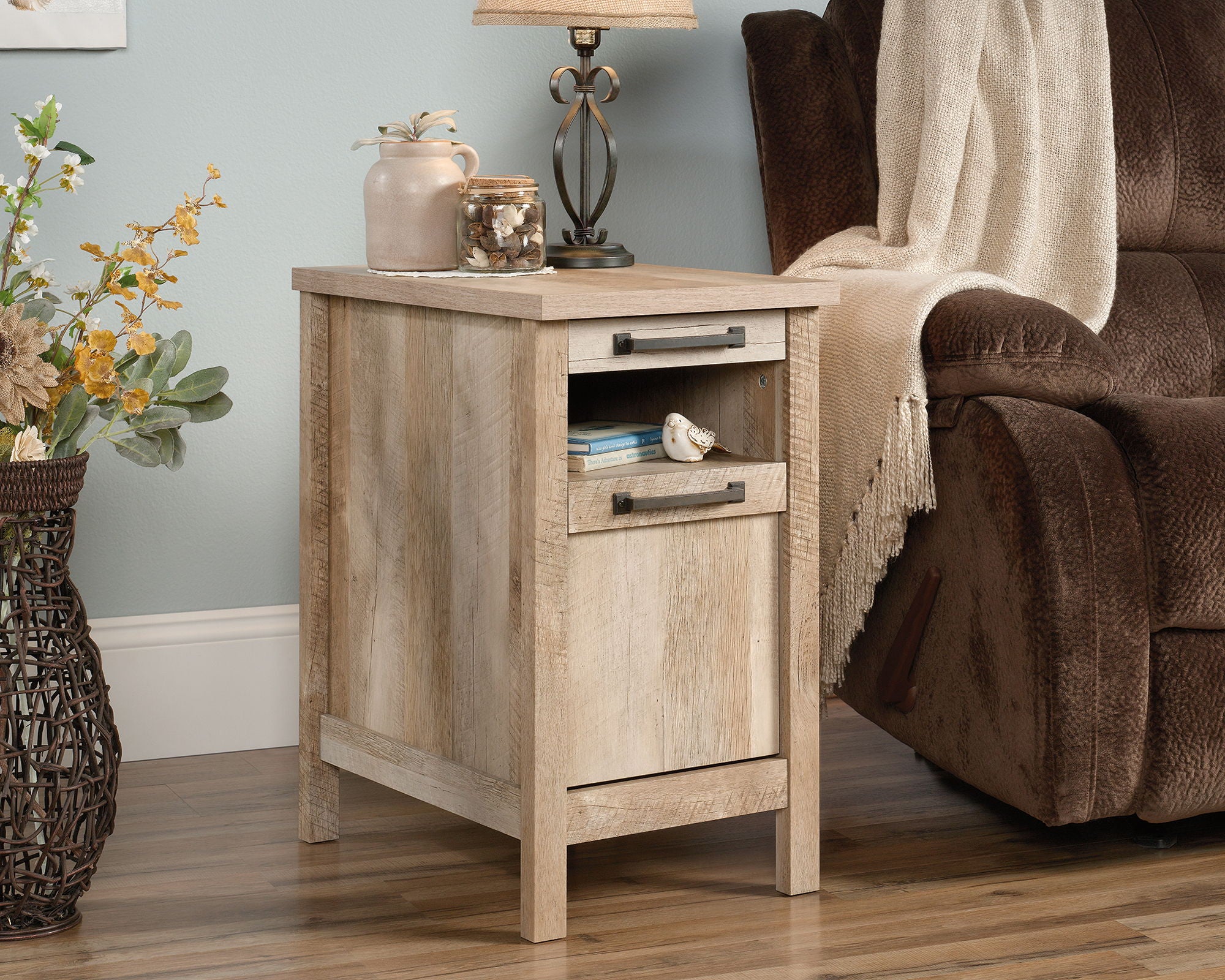 Cannery Bridge Side Table Lintel Oak